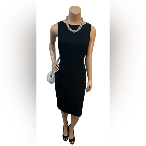 Timeless black sleeveless Liz Claiborne dress 👗✨🛍️💕 - Picture 5 of 6